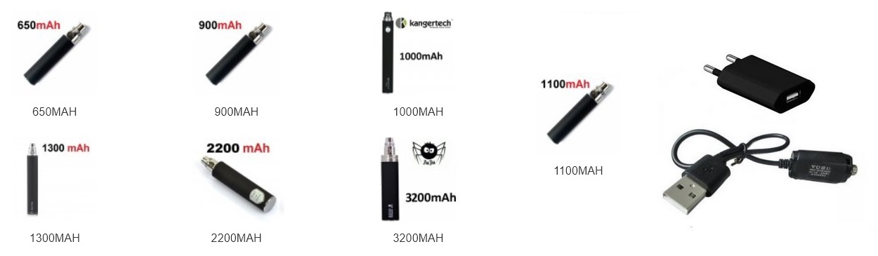 nabíječka-baterii-usb-elektronická cigareta-komplet